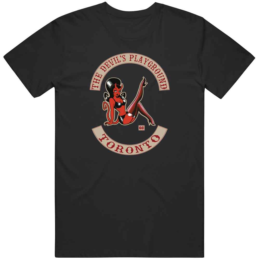 The Devil’s Playground Retro Shirt – Vintage Gentlemen’s Club Graphic T-shirt - Toronto T Shirt