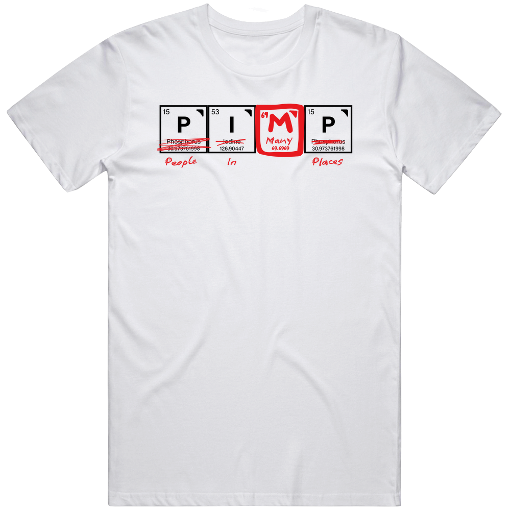 P.i.m.p Periodic Table Shirt – Funny Science Meme Graphic T Shirt