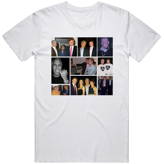Besties Trump Epstein Collage Shirt, Funny Meme Shirt, Jeffery Epstein List Tee T Shirt