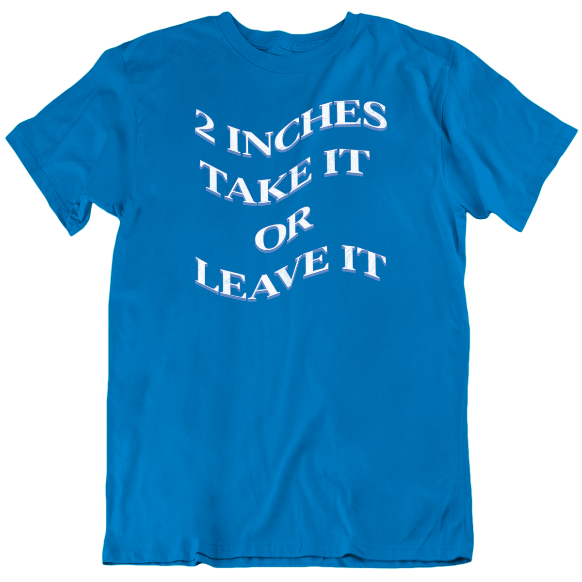 2 Inches Take It Or Leave It Shirt, Sarcastic Humor Shirt, Bold Statement, Ironic Joke Shirt, Funny Offensive , Meme Tee T Shirt